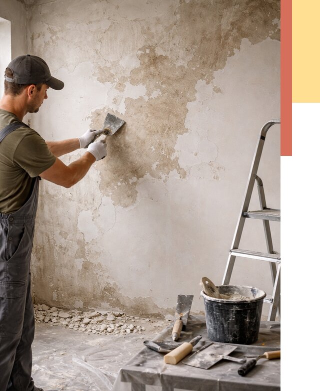 Снятие старой шпаклевки в Бийске от 1922 руб. — быстро и недорого | ОТДЕЛОЧНИК-Бск