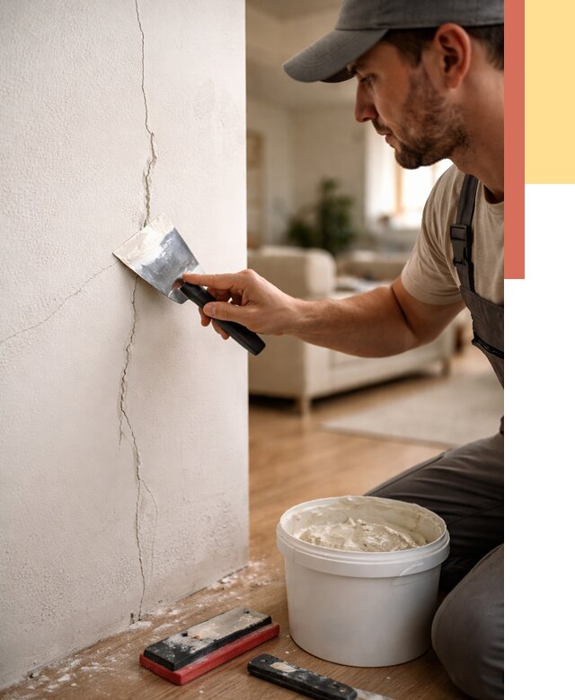 Заделка трещин и сколов в Бийске от 2545 руб. — быстро и недорого | ОТДЕЛОЧНИК-Бск