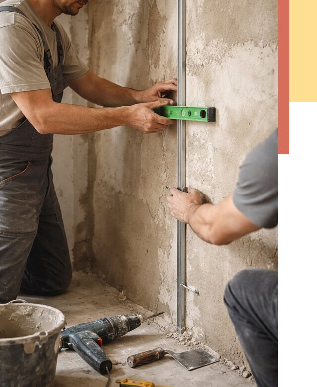 Установка штукатурных маяков в Бийске от 7271 руб. — быстро и недорого | ОТДЕЛОЧНИК-Бск