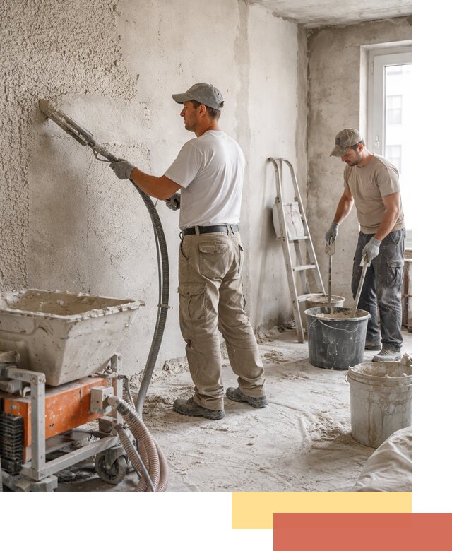 Машинная штукатурка стен в Бийске — быстро и качественно