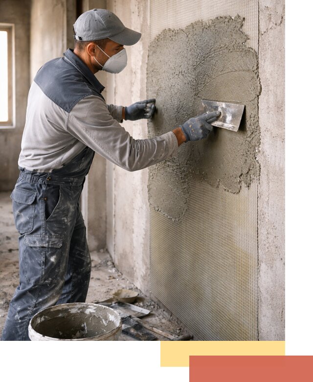 Штукатурка стен по сетке в Бийске под ключ качественно и быстро