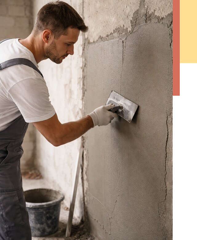 Штукатурка стен под плитку в Бийске от 4363 руб./м2 — выравнивание под плитку | ОТДЕЛОЧНИК-Бск