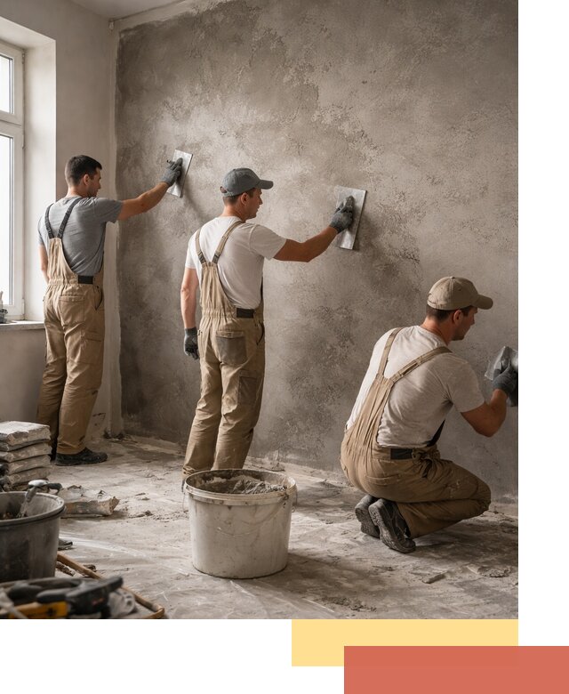Декоративная штукатурка под бетон в Бийске для стен и потолков