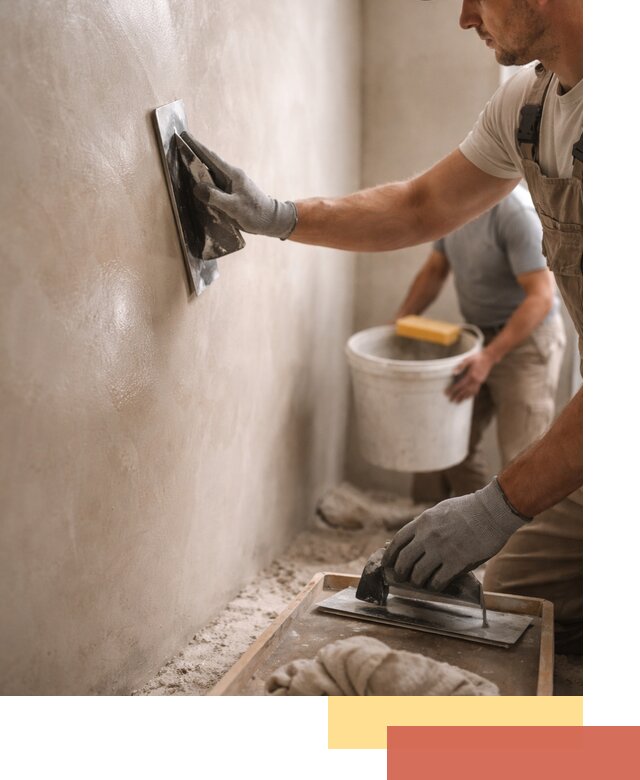 Нанесение марокканской штукатурки таделакт в Бийске