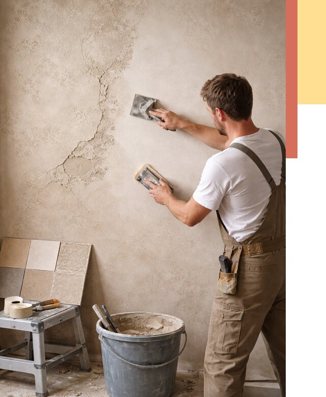 Ремонт декоративной штукатурки в Бийске от 4674 руб. под ключ | ОТДЕЛОЧНИК-Бск