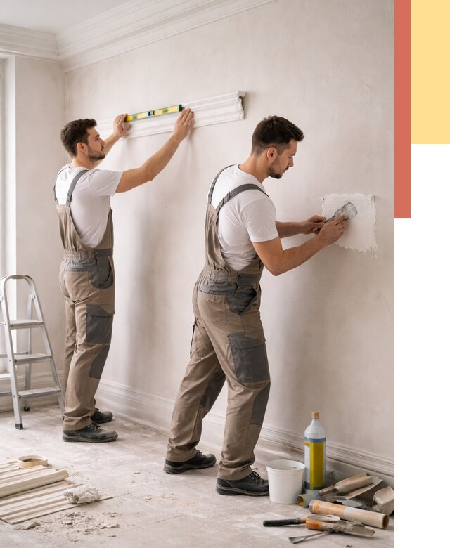 Монтаж лепнины на стены в Бийске от 4674 руб. — недорого, быстро | ОТДЕЛОЧНИК-Бск