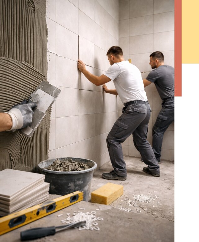 Укладка плитки на стены в Бийске от 883 руб. — качественно и недорого | ОТДЕЛОЧНИК-Бск