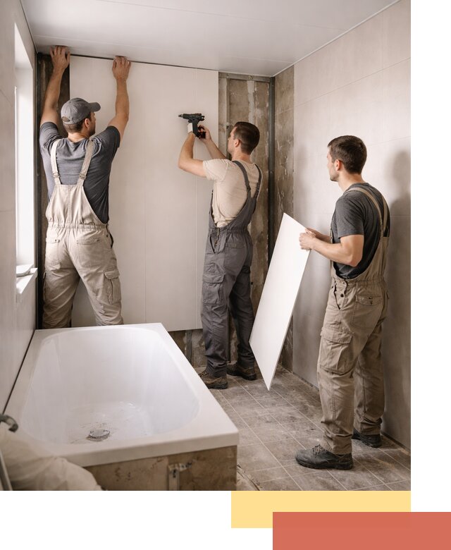 Отделка ванной панели ПВХ профессионально в Бийске