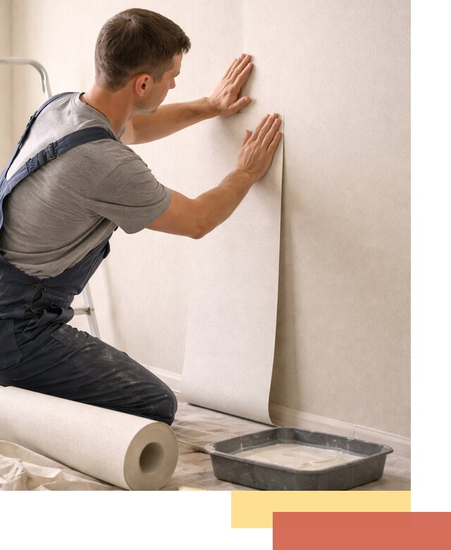 Поклейка флизелиновых обоев в Бийске качественно и быстро