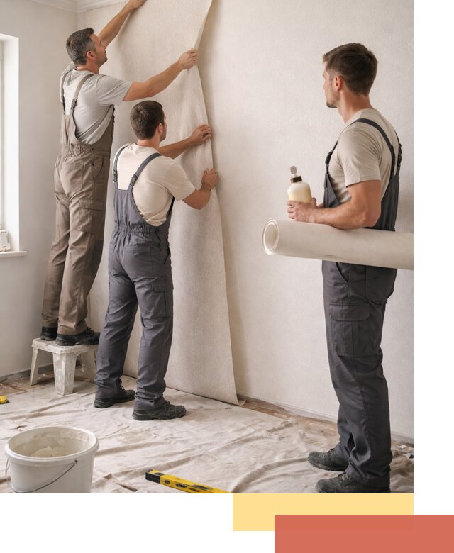 Оклейка стен обоями в Бийске — качественно и профессионально