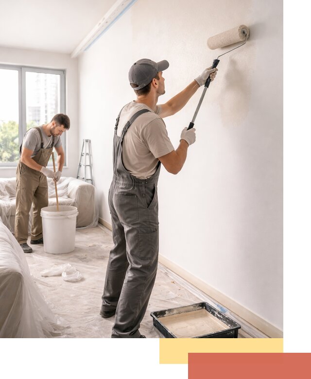 Покраска стен в офисе в Бийске — быстрый и качественный ремонт