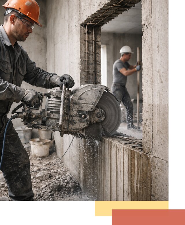 Алмазная резка проемов в Бийске быстро и точно