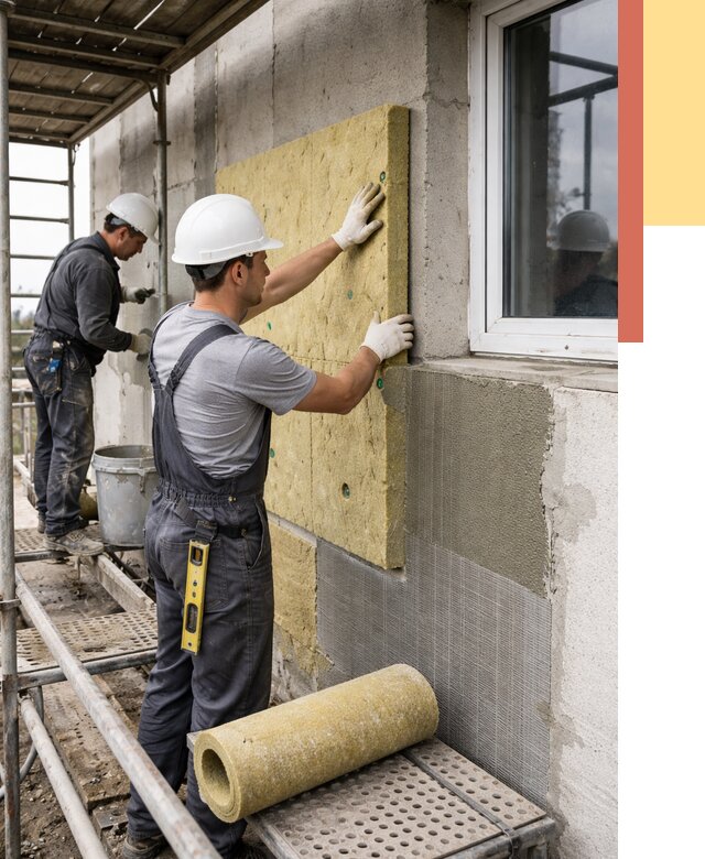 Утепление стен в Бийске от 4466 руб. под ключ — быстро и недорого | ОТДЕЛОЧНИК-Бск