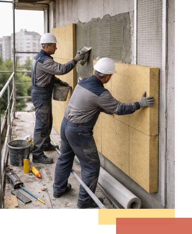 Утепление стен зданий и домов в Бийске качественно и надежно