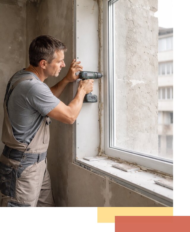 Монтаж гипсокартонных откосов в Бийске под ключ