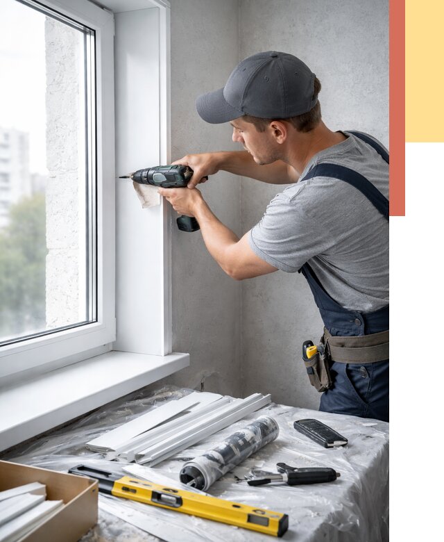 Установка пластиковых откосов в Бийске от 2337 руб. | ОТДЕЛОЧНИК-Бск монтаж, быстро и недорого