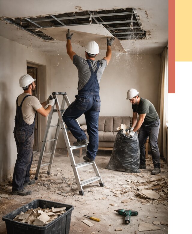 Демонтаж гипсокартонного потолка в Бийске от 436 руб. за м2 — ОТДЕЛОЧНИК-Бск