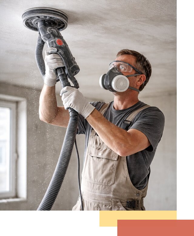 Шлифовка потолка в Бийске — качественная подготовка под отделку