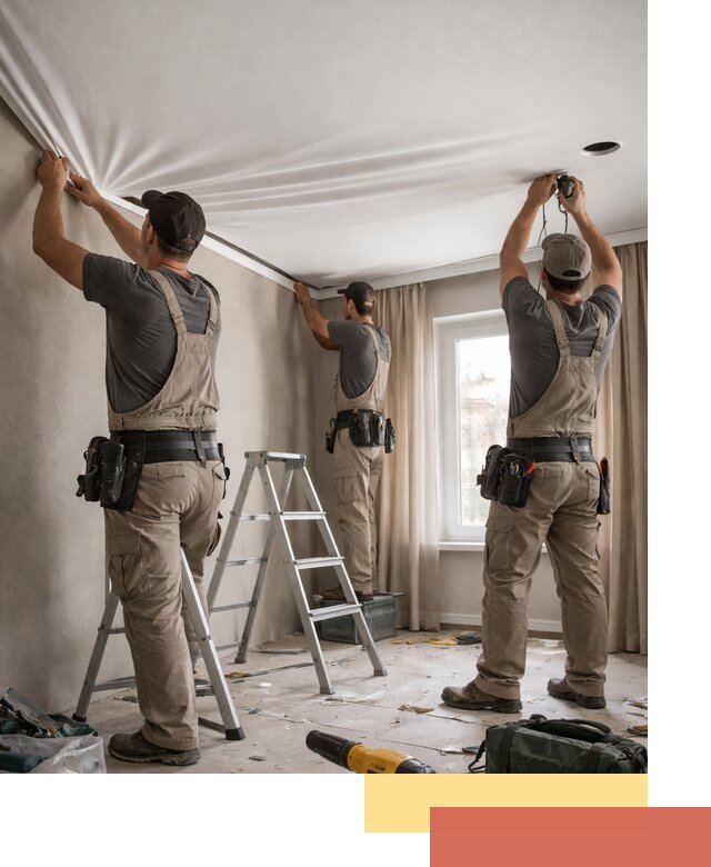 Монтаж матового натяжного потолка в Бийске качественно и быстро