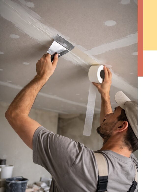 Обработка швов потолка ГКЛ в Бийске от 7790 руб. под ключ | ОТДЕЛОЧНИК-Бск