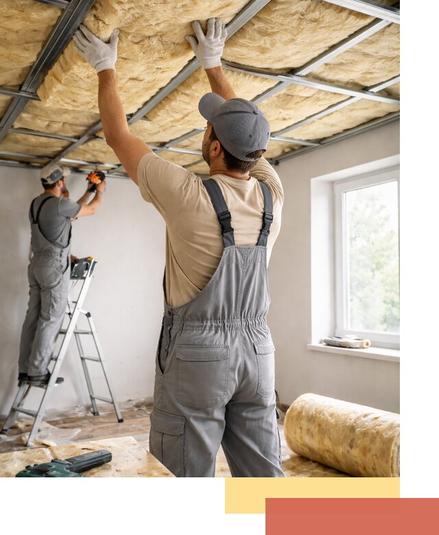 Утепление потолка под ключ в Бийске качественно и быстро