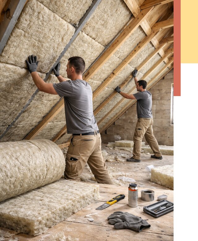 Утепление потолка минватой в Бийске от 1506 руб. — быстро и недорого | ОТДЕЛОЧНИК-Бск