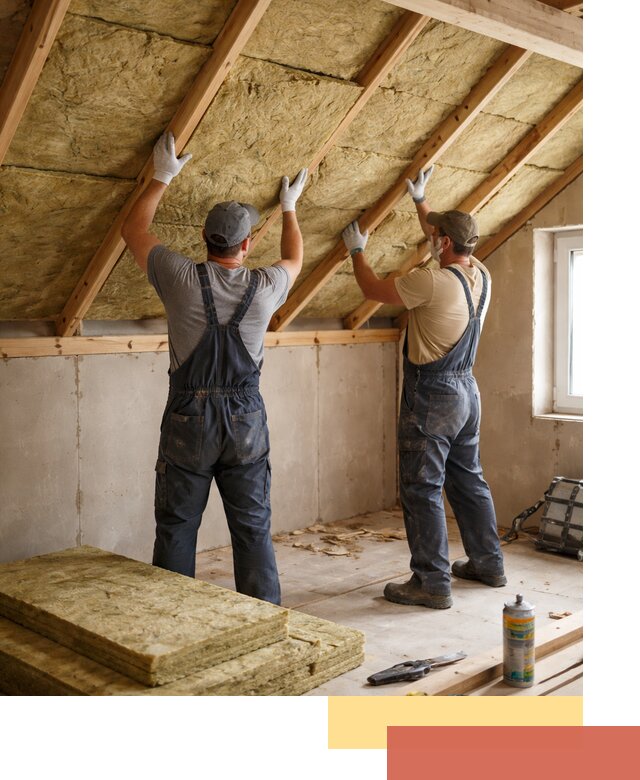 Утепление потолка минеральной ватой в Бийске