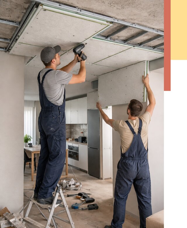 Шумоизоляция потолка панелями зипс в Бийске от 1922 руб. под ключ | ОТДЕЛОЧНИК-Бск